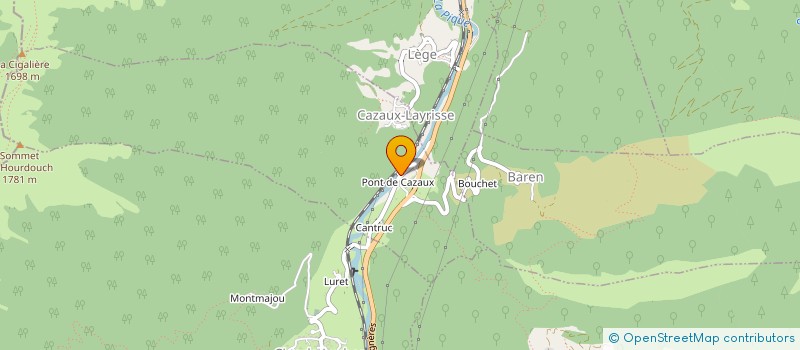 localisation de l'entreprise LE TISON à CAZAUX-LAYRISSE