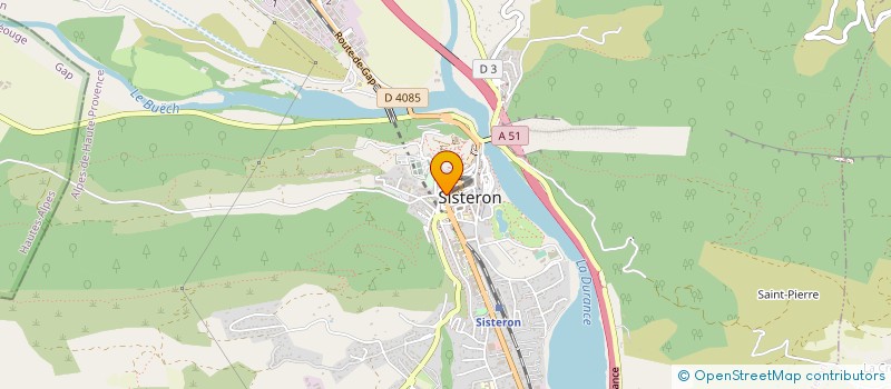 localisation de l'entreprise LE TISSERIN à SISTERON