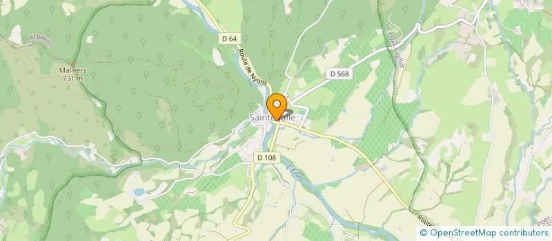 localisation de l'entreprise LE TIWUM  SAINTE-JALLE