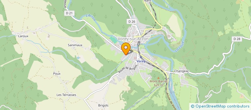 localisation de l'entreprise LE TIZOU  VOREY