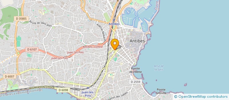 localisation de l'entreprise LE TOAST à ANTIBES