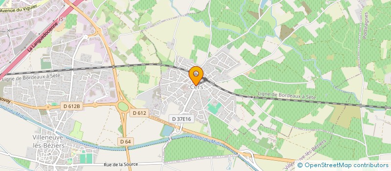 localisation de l'entreprise LE TOBOGGAN MEDITERRANEEN à CERS