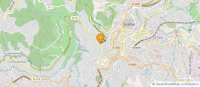 localisation de l'entreprise LE TOI OUVERT à GRASSE