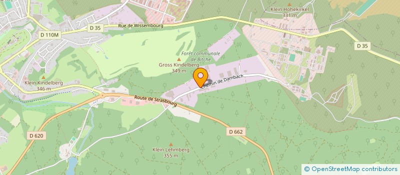localisation de l'entreprise LE TOIT à BITCHE
