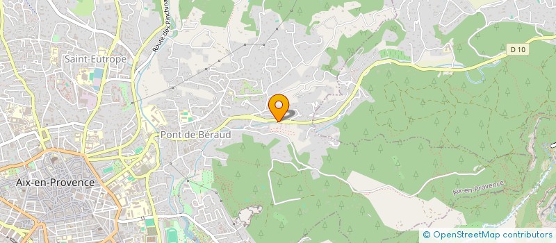 localisation de l'entreprise LE TOIT BLANC SUD à AIX-EN-PROVENCE