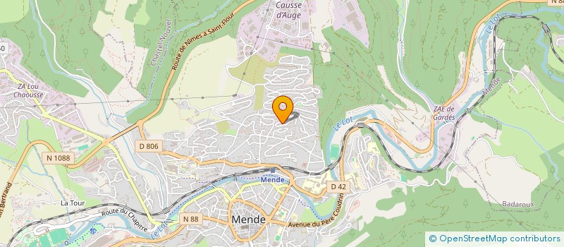 localisation de l'entreprise LE TOIT DE LARIO  MENDE