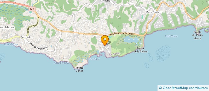 localisation de l'entreprise LE TOIT DES SAINTES à LE GOSIER