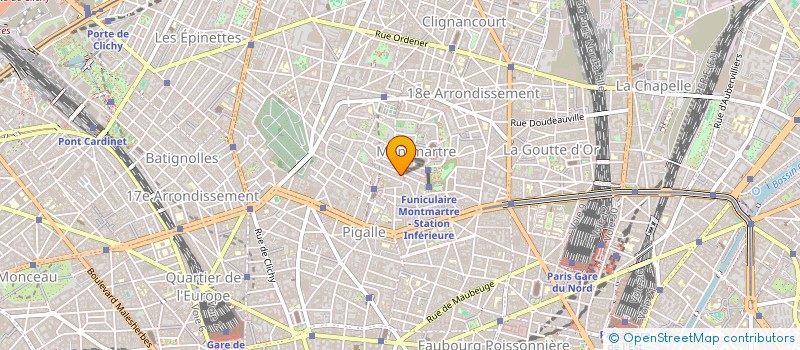 localisation de l'entreprise LE TOIT DU MONDE à PARIS