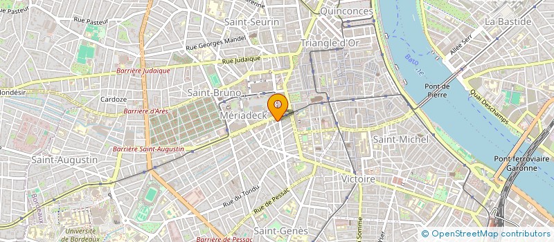 localisation de l'entreprise LE TOIT DU MONDE  BORDEAUX