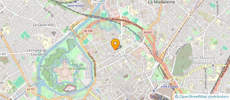 localisation de l'entreprise LE TOIT DU NORD à LILLE