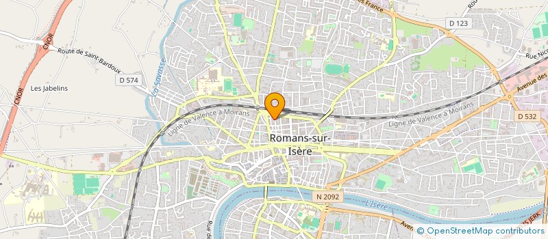 localisation de l'entreprise LE TOIT FRANCAIS  ROMANS-SUR-ISERE