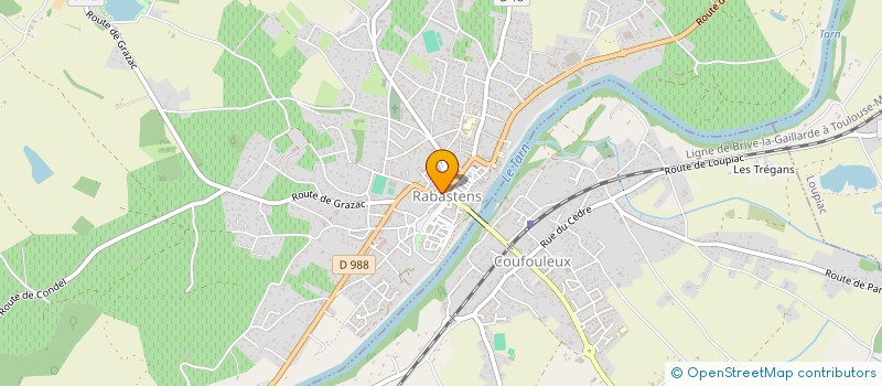 localisation de l'entreprise LE TOIT RABASTINOIS  RABASTENS