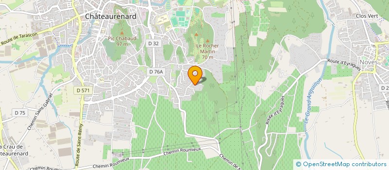 localisation de l'entreprise LE TOIT VERT à CHATEAURENARD