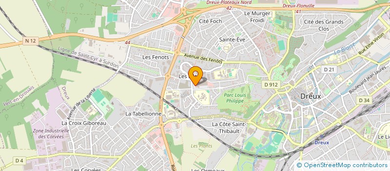 localisation de l'entreprise LE TOKYO à DREUX