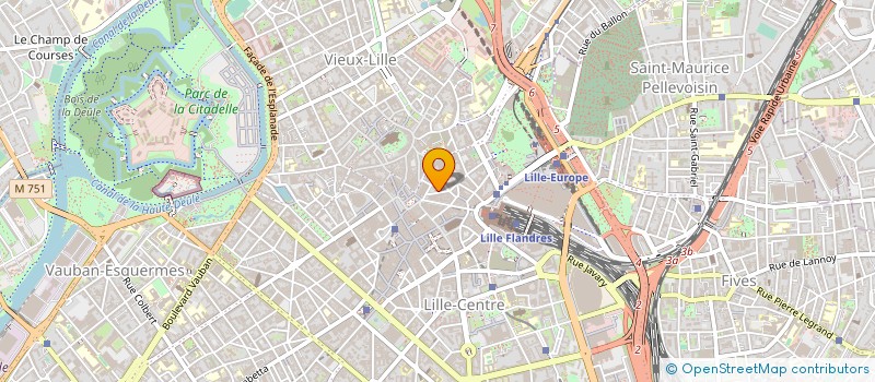localisation de l'entreprise LE TOM TIP à LILLE