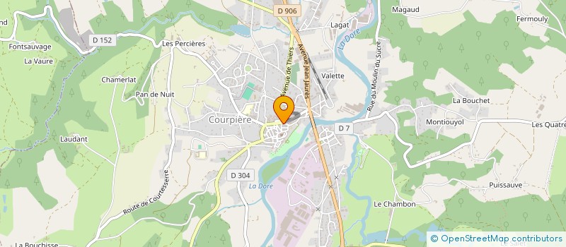 localisation de l'entreprise LE TONNEAU à COURPIERE