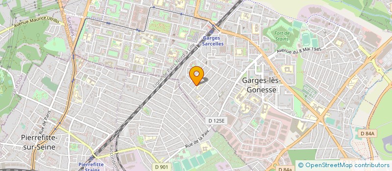 localisation de l'entreprise LE TONNERRE  GARGES-LES-GONESSE