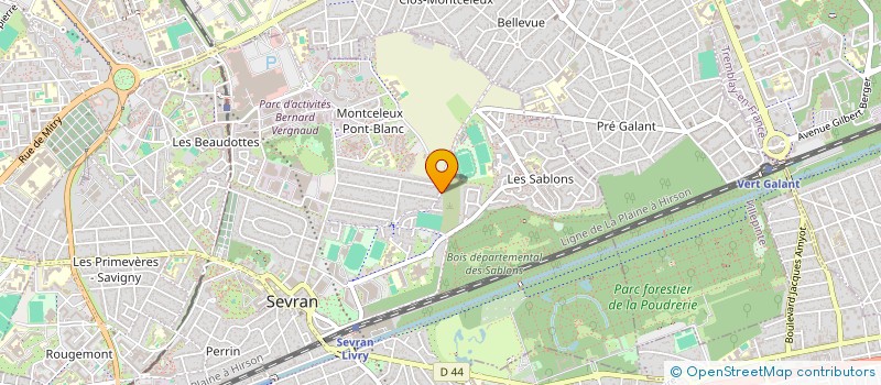 localisation de l'entreprise LE TONUS CLUB à SEVRAN