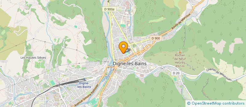 localisation de l'entreprise LE TOP à DIGNE-LES-BAINS