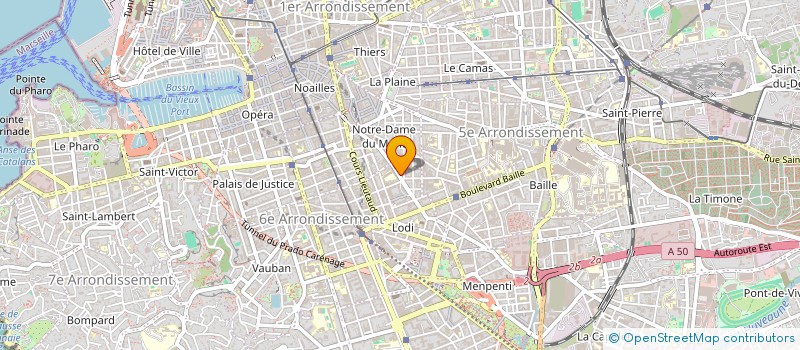 localisation de l'entreprise LE TOP'S  MARSEILLE