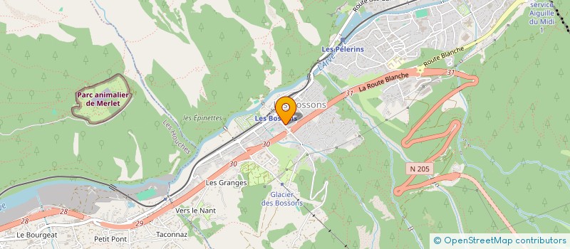 localisation de l'entreprise LE TOPO  SAINT GERVAIS LES BAINS