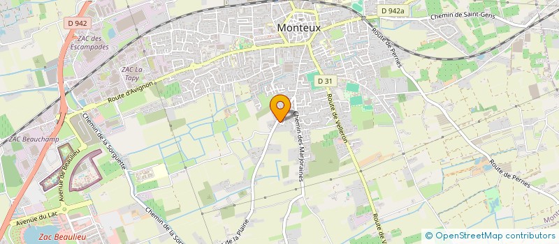 localisation de l'entreprise LE TOQUIN  MONTEUX