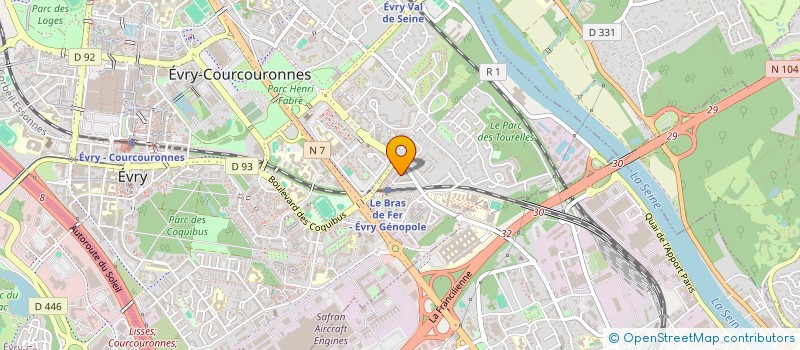 localisation de l'entreprise LE TORO PAR LES CORNES  EVRY-COURCOURONNES