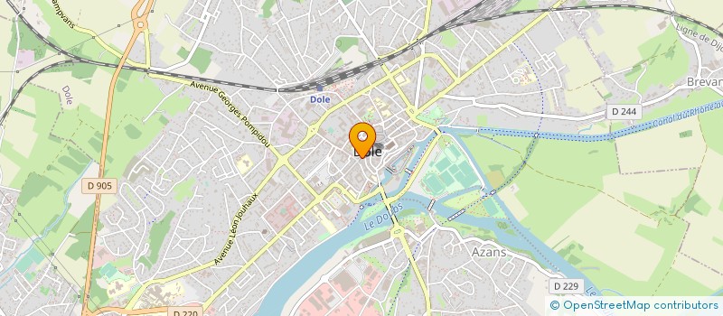 localisation de l'entreprise LE TORREFACTEUR DOLOIS à DOLE