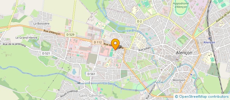 localisation de l'entreprise LE TOTEM à ALENCON