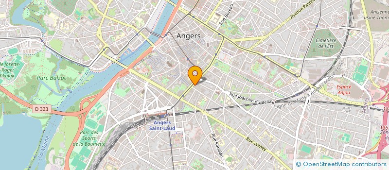 localisation de l'entreprise LE TOTEM à ANGERS