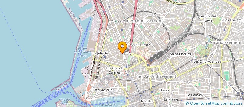 localisation de l'entreprise LE TOUAREG à MARSEILLE