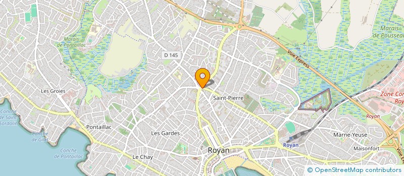 localisation de l'entreprise LE TOUCAN  ROYAN