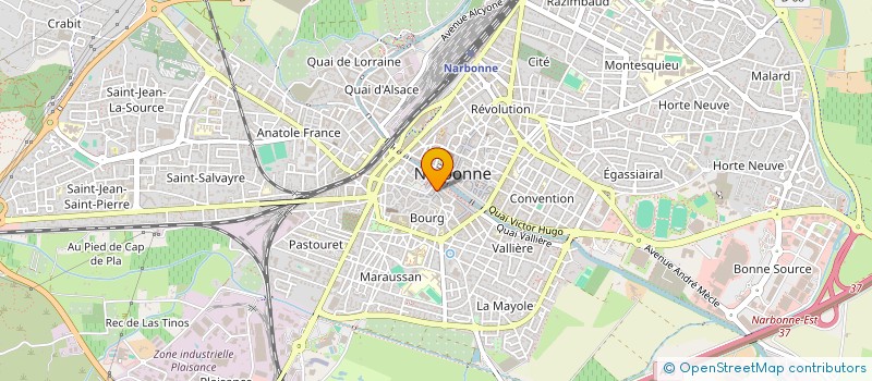 localisation de l'entreprise LE TOUCAN  NARBONNE