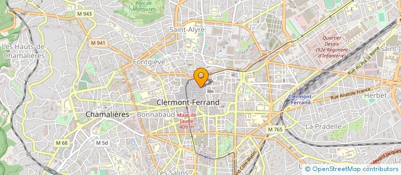 localisation de l'entreprise LE TOUDIC ALAIN ET GEORGES à CLERMONT FERRAND