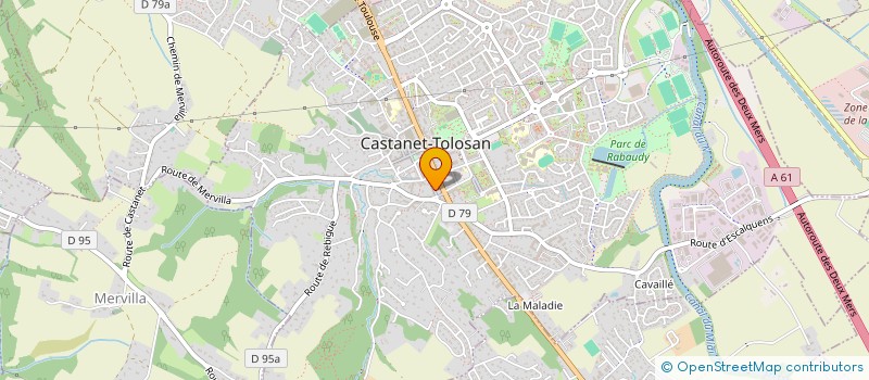 localisation de l'entreprise LE TOUKOULEUR à CASTANET TOLOSAN