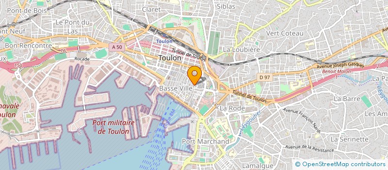 localisation de l'entreprise LE TOUNSI à TOULON
