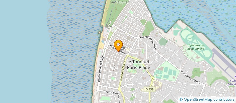 localisation de l'entreprise LE TOUQUET EVENTS à LE TOUQUET-PARIS-PLAGE