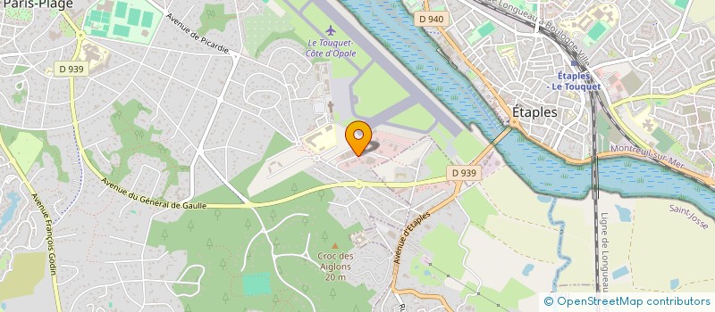 localisation de l'entreprise LE TOUQUET LUMINAIRES  LE TOUQUET-PARIS-PLAGE