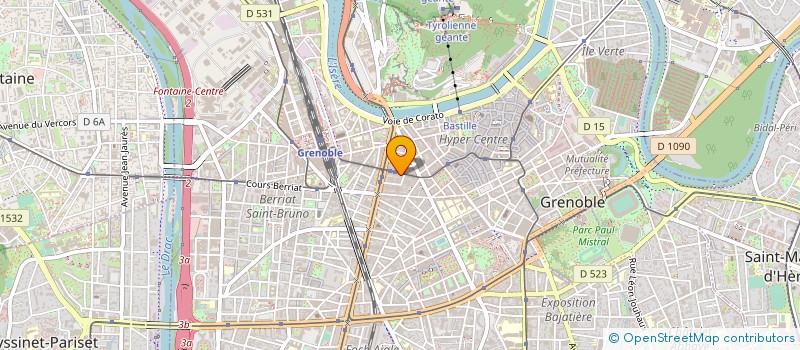 localisation de l'entreprise LE TOUQUET N 3 à GRENOBLE