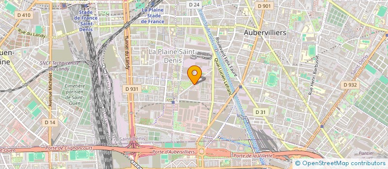 localisation de l'entreprise LE TOUR DU MONDE  AUBERVILLIERS