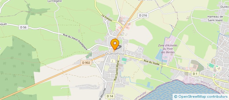 localisation de l'entreprise LE TOURADON  TEURTHEVILLE-BOCAGE