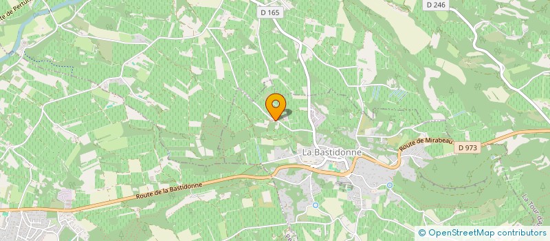 localisation de l'entreprise LE TOUREL  LA BASTIDONNE