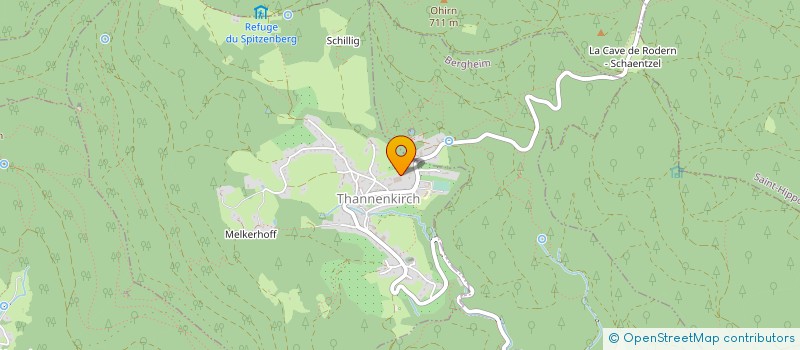 localisation de l'entreprise LE TOURING  THANNENKIRCH