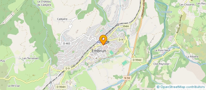 localisation de l'entreprise LE TOURISME  EMBRUN