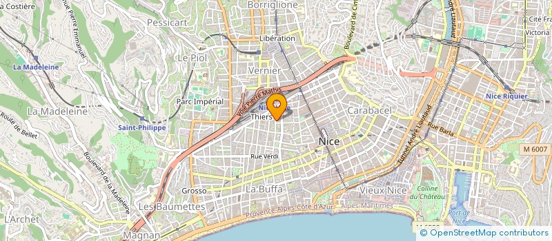localisation de l'entreprise LE TOURMONT à NICE