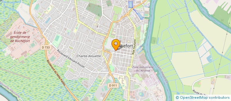 localisation de l'entreprise LE TOURNE BROCHE  ROCHEFORT