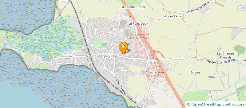 localisation de l'entreprise LE TOURNE BROCHE GAULOIS  ANGOULINS