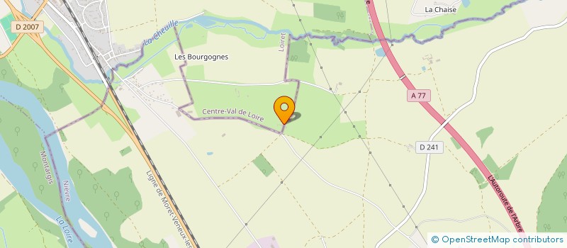 localisation de l'entreprise LE TOURNEBRIDE DE SAINJONCS à BONNY-SUR-LOIRE