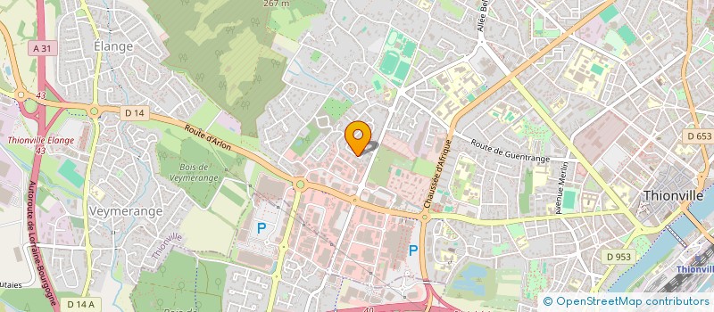 localisation de l'entreprise LE TOURNESOL à THIONVILLE