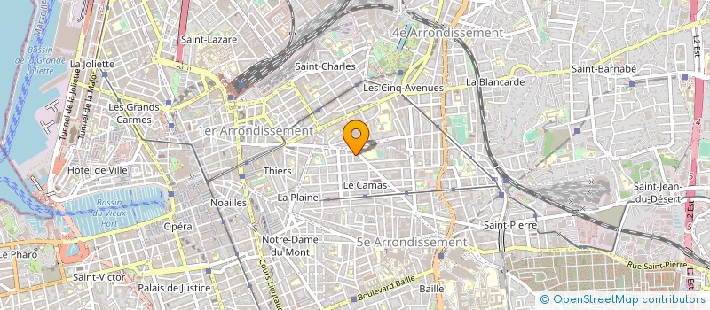 localisation de l'entreprise LE TOURNESOL DES ARTS à MARSEILLE